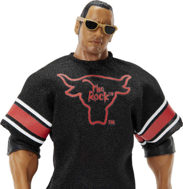 Mattel The Rock Top Picks Elite Collection Action Figure with Entrance Lantern, 6-inch Posable Collectible Gift for Fans Ages 8 Years Old & Up
