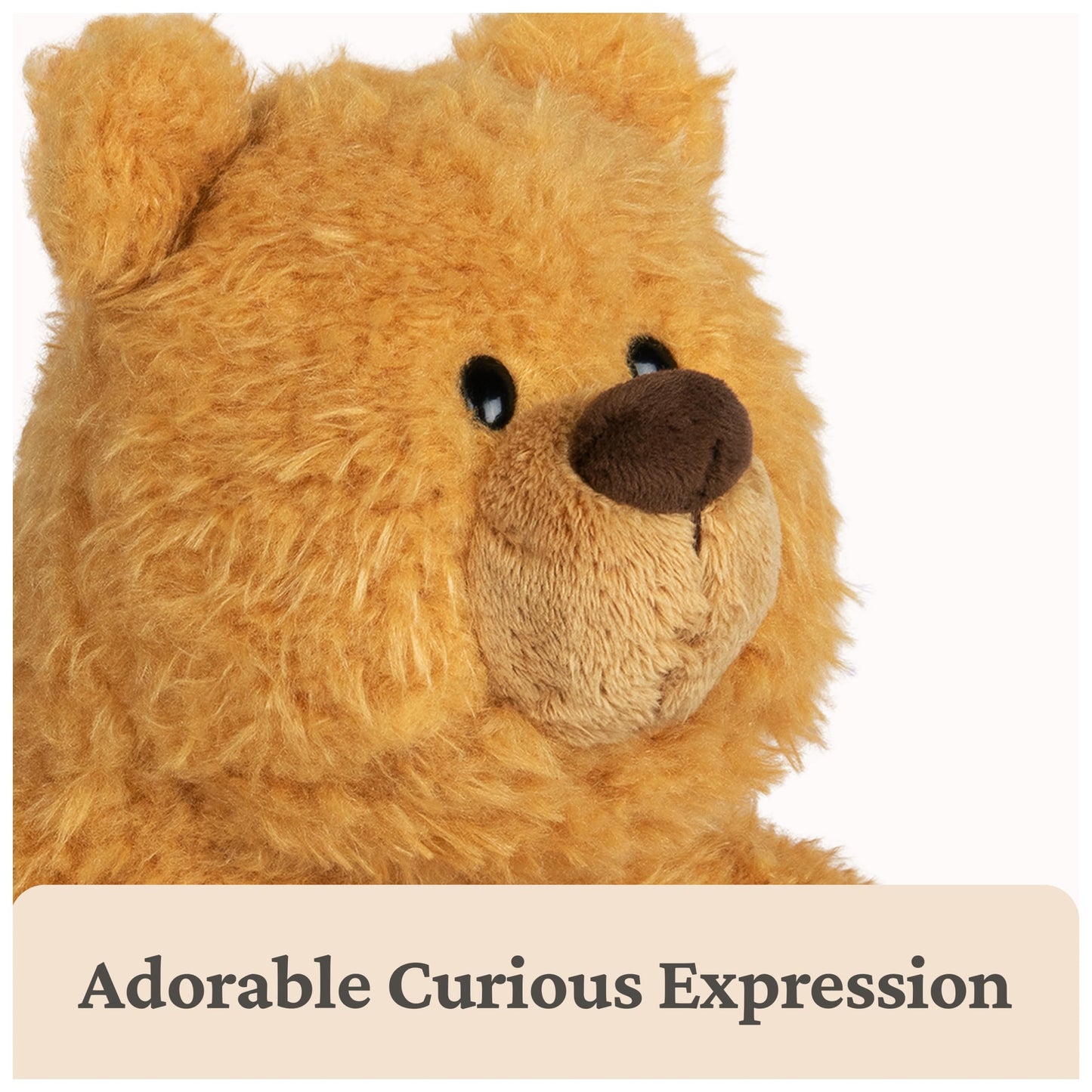 GUND Growler 11-Inch Classic Amber Teddy Bear Plush Toy for Ages 0+