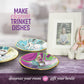 Dan&Darci Craft 'n Clay - Jewelry Dish Making Kit for Kids Ages 8-14 Year Old - Best DIY Arts & Crafts Kits - Birthday Gifts - Creative Toys