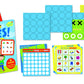 Peaceable Kingdom Take Along Games Reusable Sticker Tote, Portable Activity Set with Static Cling Play Boards and Scenes, Mess Free Travel