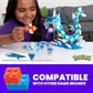 MEGA Pokémon Action Figure Building Toys Set for Kids, Magikarp Evolution Set with 411 Pieces, Buildable and Poseable Gyarados, 20 inches