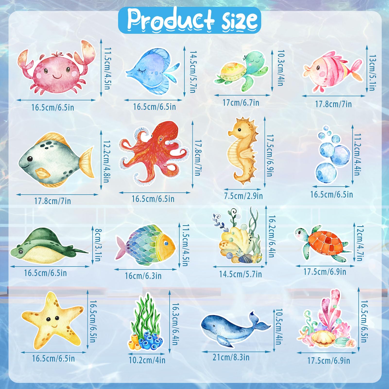 36Pcs Tropical Fish Hanging Swirl Under The Sea Party Birthday Decor Sea Animals Ocean Themed Fish Birthday Party Swirls Streamers Supplies for Boys