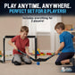 Knee Hockey Set - Complete 2-Player Indoor Kit with Mini Goal