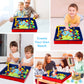 GarveeLife Kids Sand Kit, 43PCS Set w/Tools, 6 Construction Trucks & Castle Molds, Foldable Sand Box Storage Bin Tote, Toys for Boys Girls