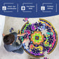 Kulture Khazana Rangoli Mandala Floor Puzzle - 48 Piece Puzzle 32 inches, Colorful Giant Floor Puzzle, Indian Art, Montessori Puzzle, Holi, Festival