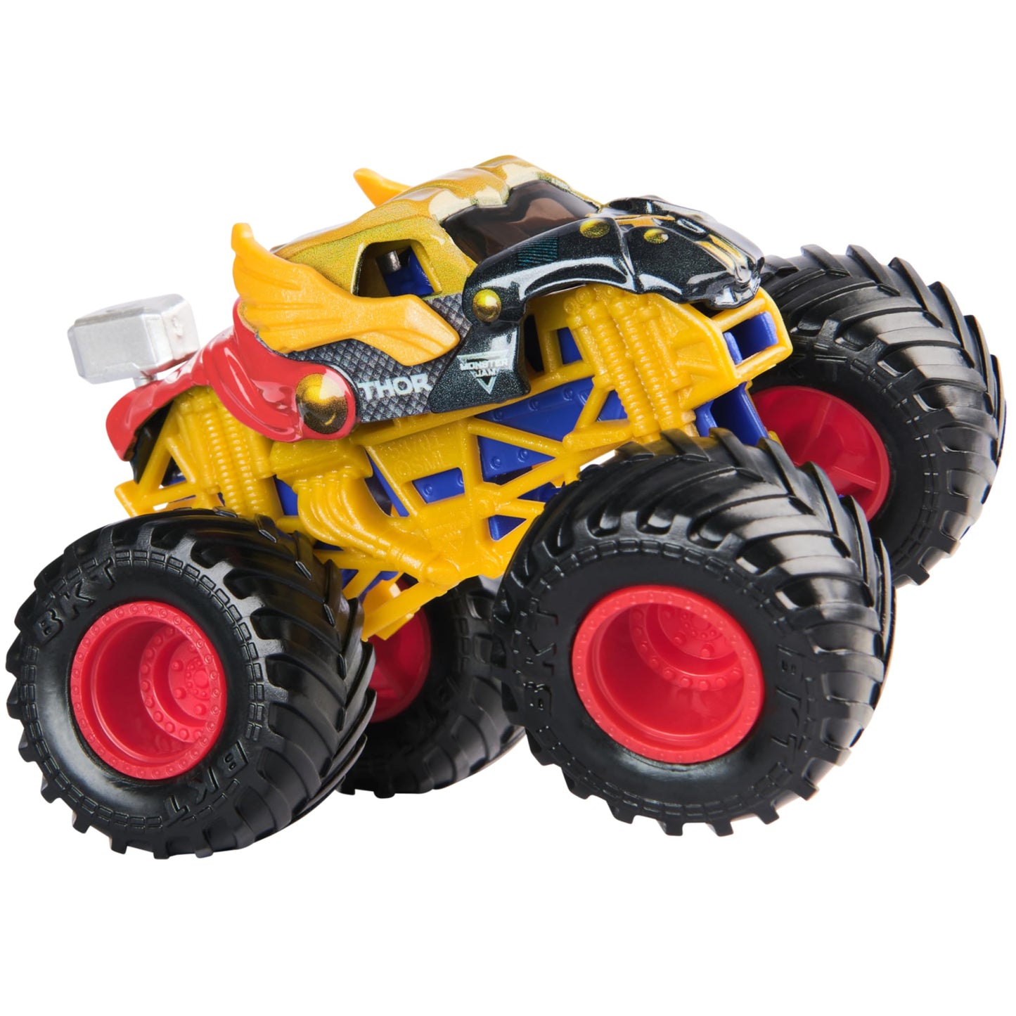 Monster Jam, Marvel Official Thor Monster Truck, Die-Cast Vehicle, 1:64 Scale, Super Hero Kids Toys for Boys Ages 3 and up