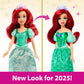 Mattel Disney Princess Ariel Doll in Sparkling Fashion with Removable Skirt, Tiara and Shoes, Posable & Collectible, Inspired by the Little Mermaid