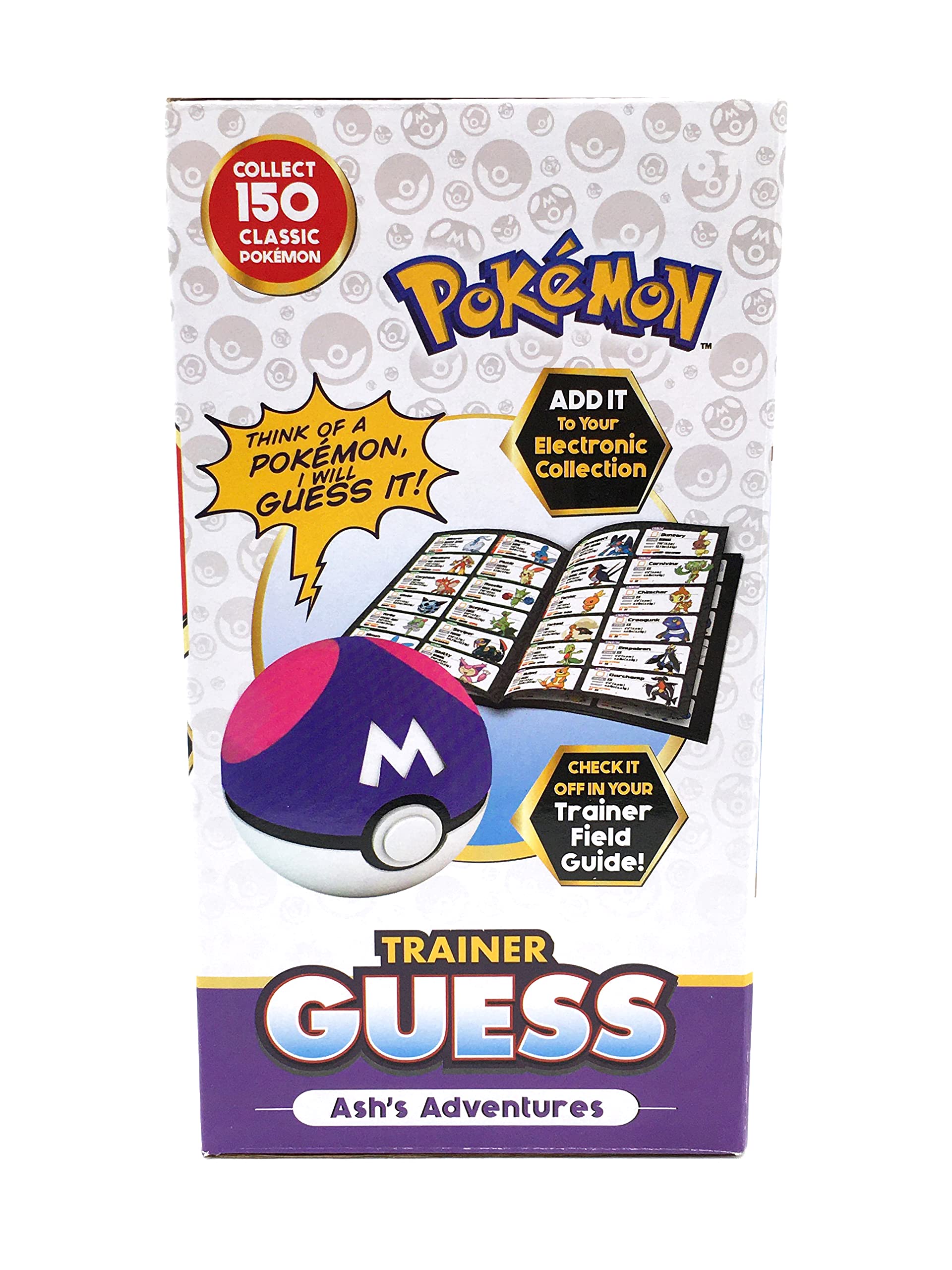 Pokemon Trainer Guess - Ash's Adventures Toy, I Will Guess It! Electronic Voice Recognition Guessing Brain Game Pokemon Go Digital Travel Board Games