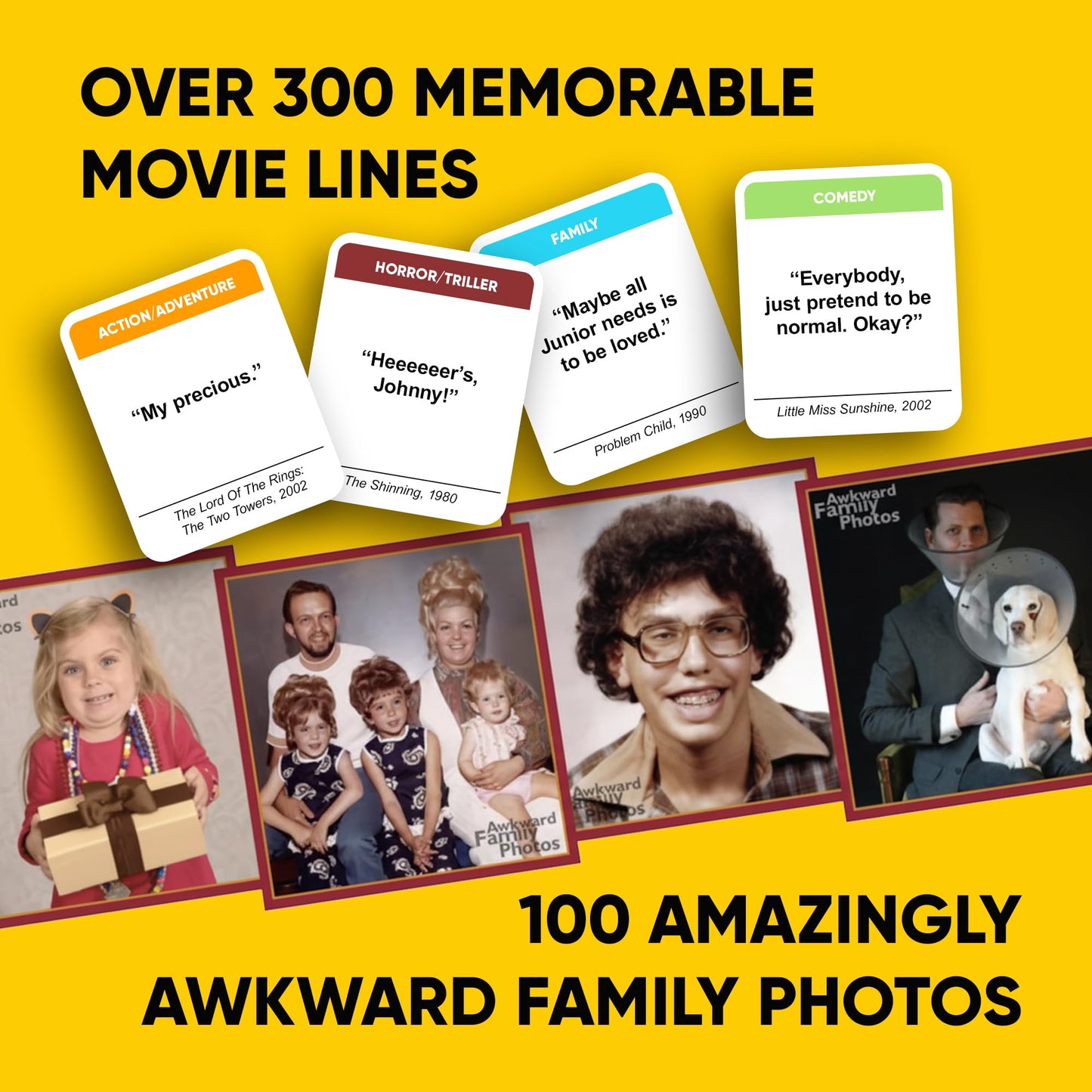 The Awkward Family Photos Movie Line Caption Game - Greatest Hits