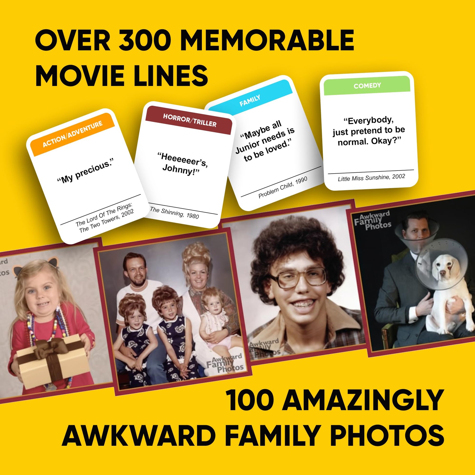 The Awkward Family Photos Movie Line Caption Game - Greatest Hits