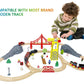 Motorized Train for Wooden Track, 3Pcs Train Toy Set for 3 4 5+Years Old Boy Girl Toddlers, Battery Powered Train Compatible with Thomas & Friends
