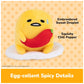 GUND Sanrio Spicy Gudetama 5-Inch Egg with Chili Pepper Plush Toy; Ages 1+