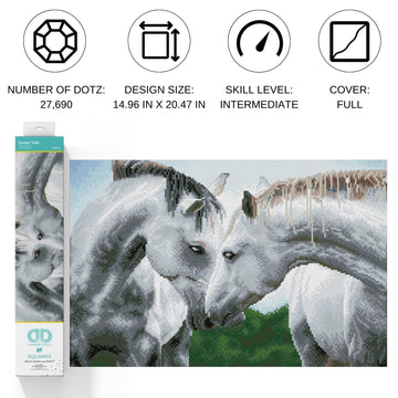 DIAMOND DOTZ Sweet Talk Horse Diamond Painting Kits for Adults - Diamond Art Kits a Relaxing Creative Craft Kit with Dotz Gems