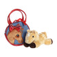 Aurora® Fashionable Fancy Pals™ Pretty Pony Stuffed Animal - Plush with Stylish Purse for Dress Up Fun - Perfect for Kids 3+ Years, Costumes,