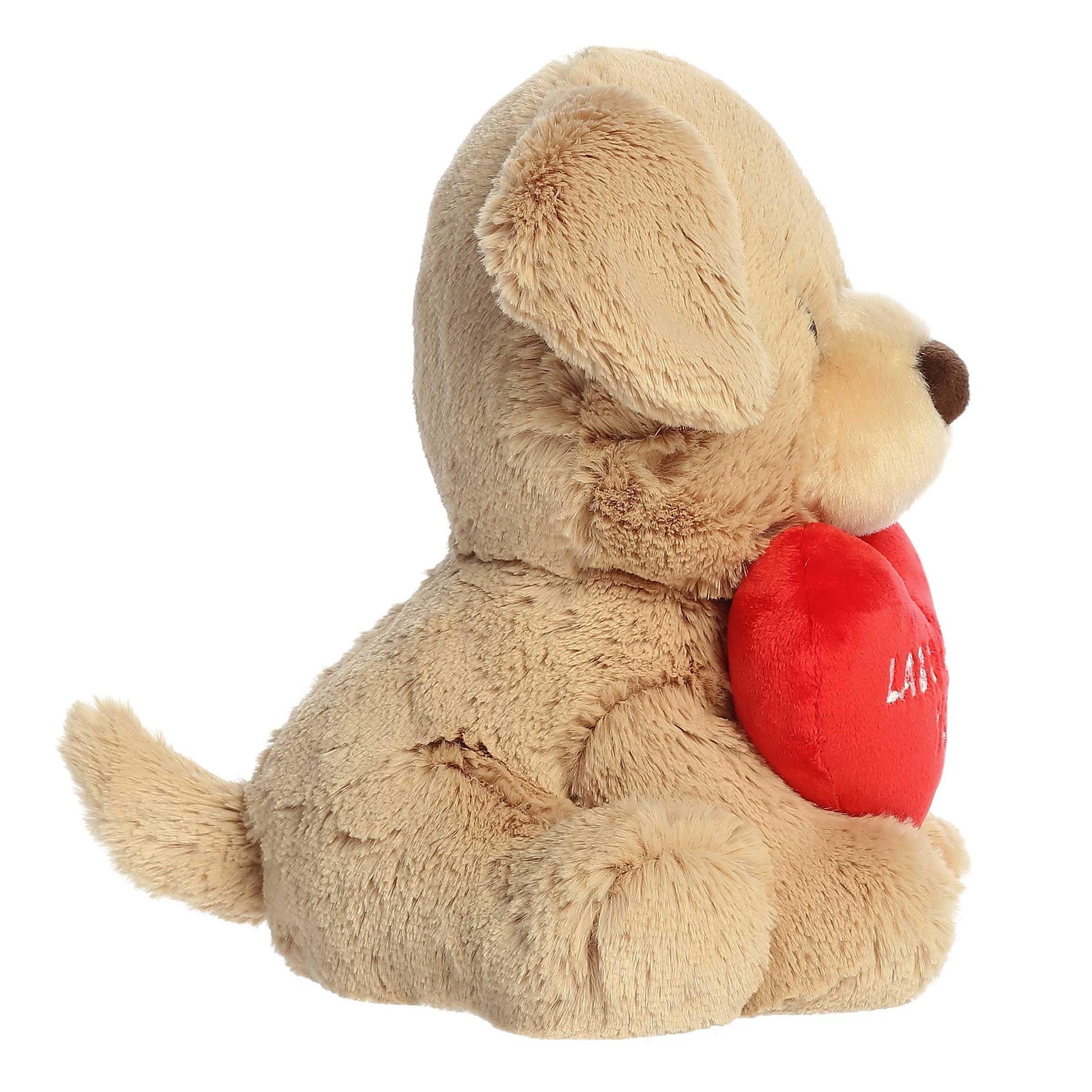 Aurora® Witty JUST Sayin'™ I Labr-Adore You™ Stuffed Animal - Expressive Characters for Decorative Charm - Quirky Birthday Gifts for Kids and Adults