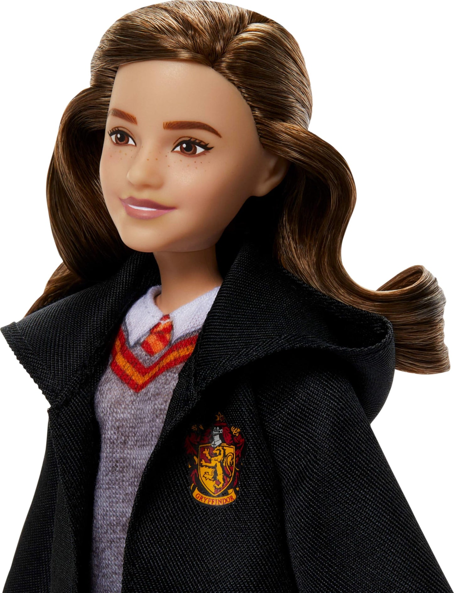 Mattel Harry Potter Toys, Hermione Granger Fashion Doll in Removable Signature Hogwarts Uniform with Wand Accessory, Inspired by The Movie