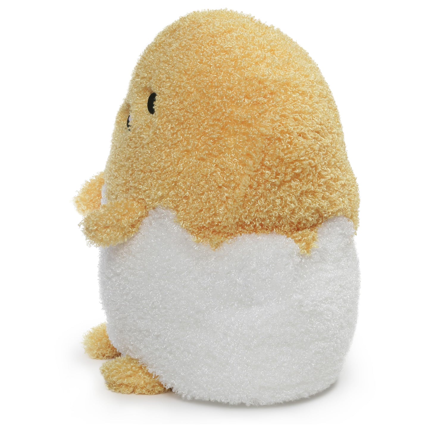 GUND Sanrio Gudetama Deluxe Egg in Shell Lazy Egg Plush Stuffed Animal, Yellow, 17"