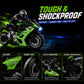 Liberty Imports 2.4G RC Remote Control Stunt Motorcycle with Riding Figure, 1:10 Scale High Speed Cross Country 360 Degree Rotation Drift Shockproof