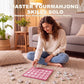 Eccentfit Solo Mahjong Practice Board Pink, Mahjong Charleston Trainer Solo Practice Board for Left Right Across Passing Order Professional NMJL Style