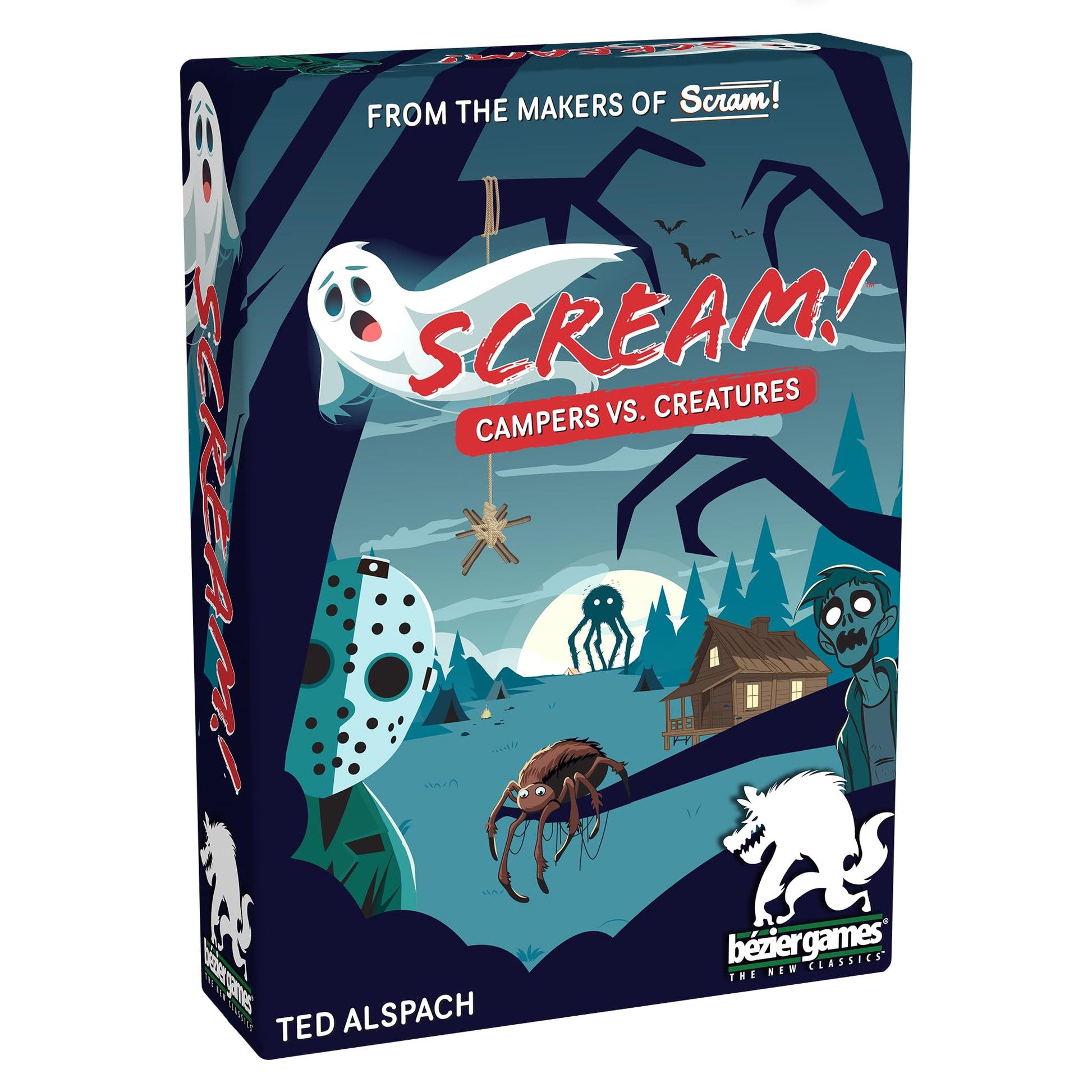 Scream! Card Game - Spooky, Silly Fun for Game Night | Easy to Learn | Plays in Under 30 Minutes | 3-5 Players | Great for Teens, Adults & Families |