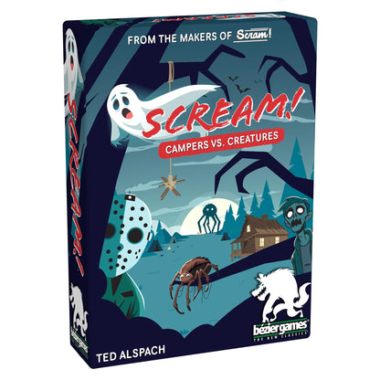 Scream! Card Game - Spooky, Silly Fun for Game Night | Easy to Learn | Plays in Under 30 Minutes | 3-5 Players | Great for Teens, Adults & Families |