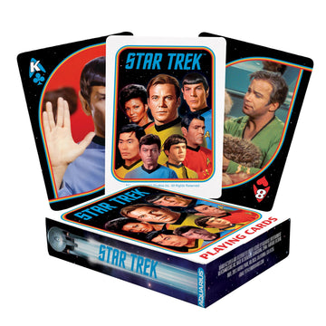 Aquarius Star Trek Original Series Playing Cards Standard Size - Themed Novelty Deck with 52 Unique Sci-Fi Designs - Collectible Merchandise Gift