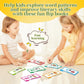 30 Read Word Families, Sight Words, ABC Phonics Flash Cards,Reading Learning Set, Educational Games for Kindergarten