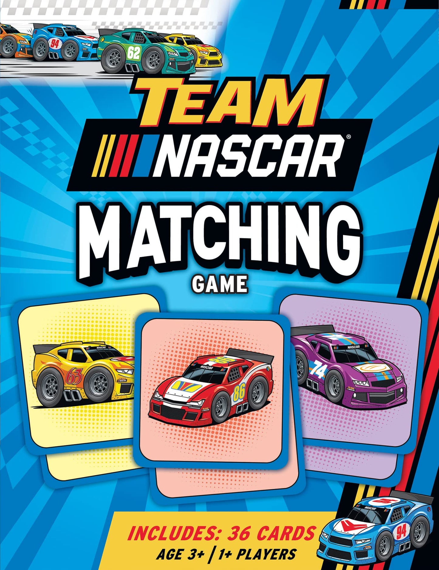 Masterpieces NASCAR Picture Matching Card Game - Officially Licensed, Family Board Game - Ages 12+