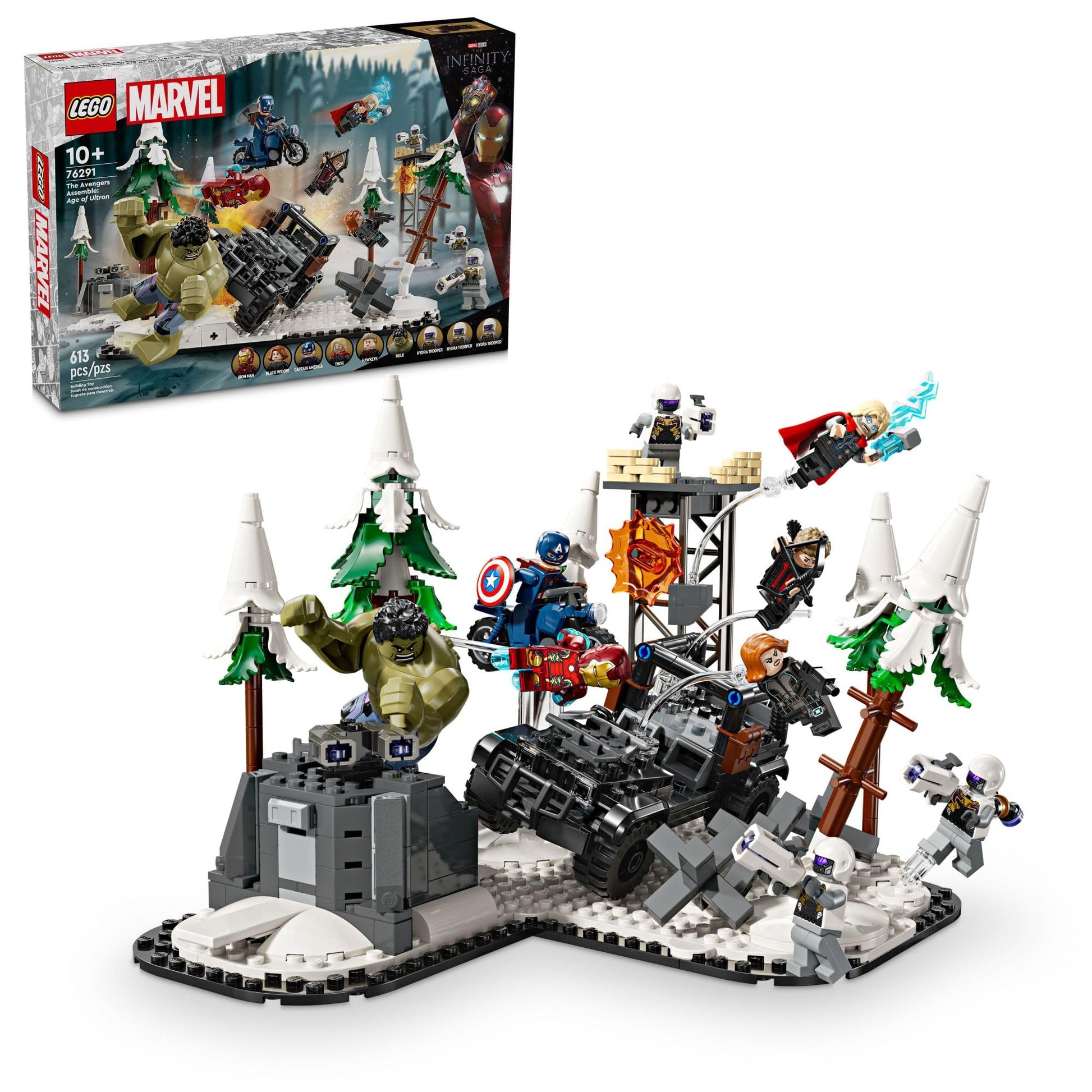 LEGO Marvel The Avengers Assemble: Age of Ultron Building Toy Set - Marvel Toy & Figures for Boys & Girls, Ages 10+ - Gift Ideas for Kids - Includes 6