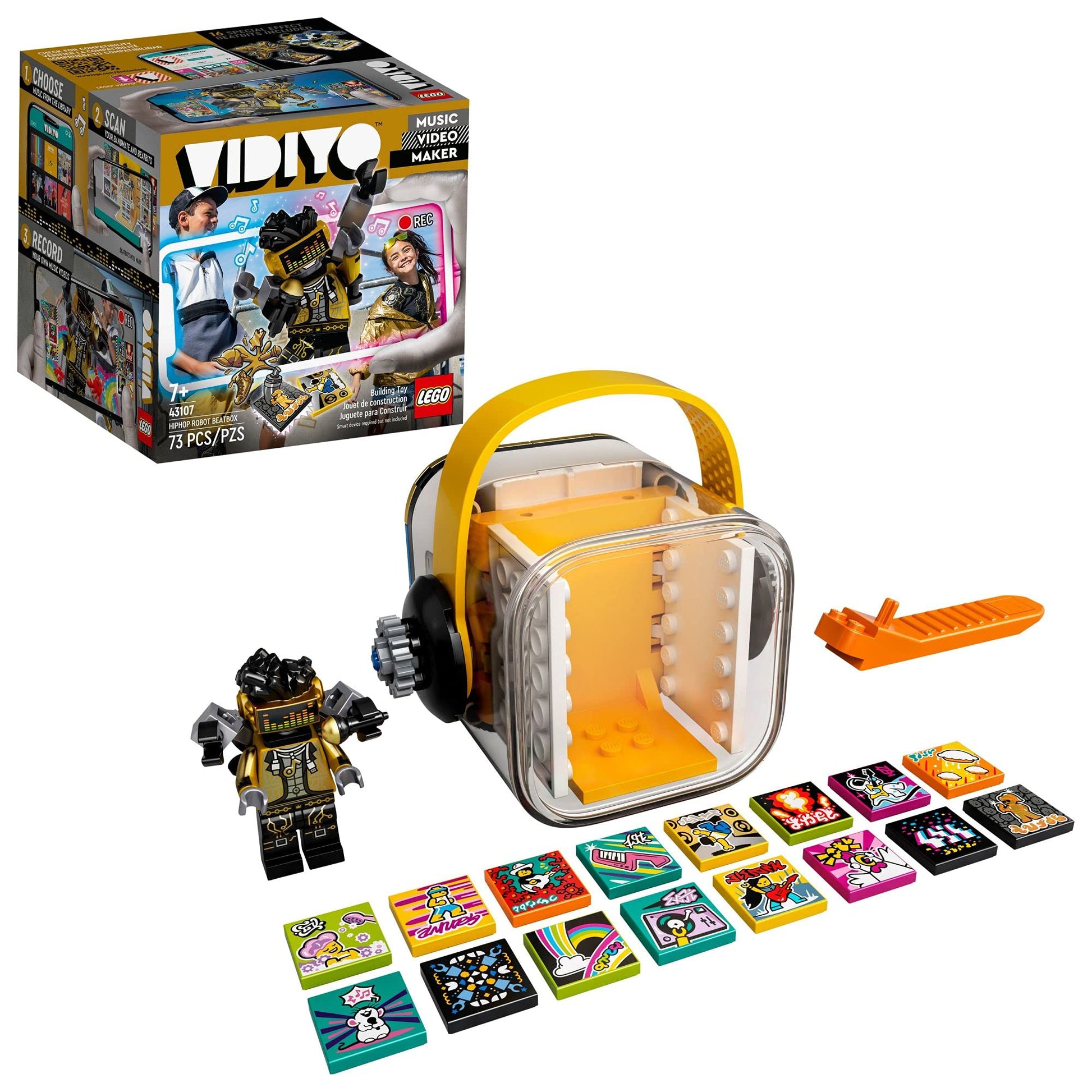LEGO VIDIYO Hiphop Robot Beatbox 43107 Building Kit with Minifigure; Creative Kids Will Love Producing Music Videos Full of Songs, Dance Moves