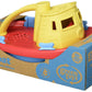 Green Toys Tugboat, Assorted CB - Pretend Play, Motor Skills, Kids Bath Toy Floating Pouring Vehicle. No BPA, phthalates, PVC. Dishwasher Safe