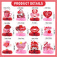 Valentines Day Table Decorations: 12Pcs Valentine Honeycomb Centerpieces Valentine Table Decorations Valentine Day Centerpieces for Table