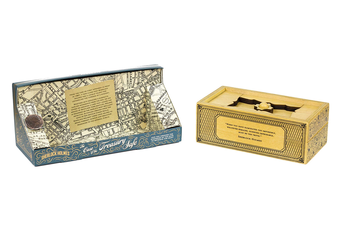 Sherlock Holmes - The Case of The Treasury Safe - Mystery Quiz Game/Brain Teaser Puzzle by Professor Puzzle