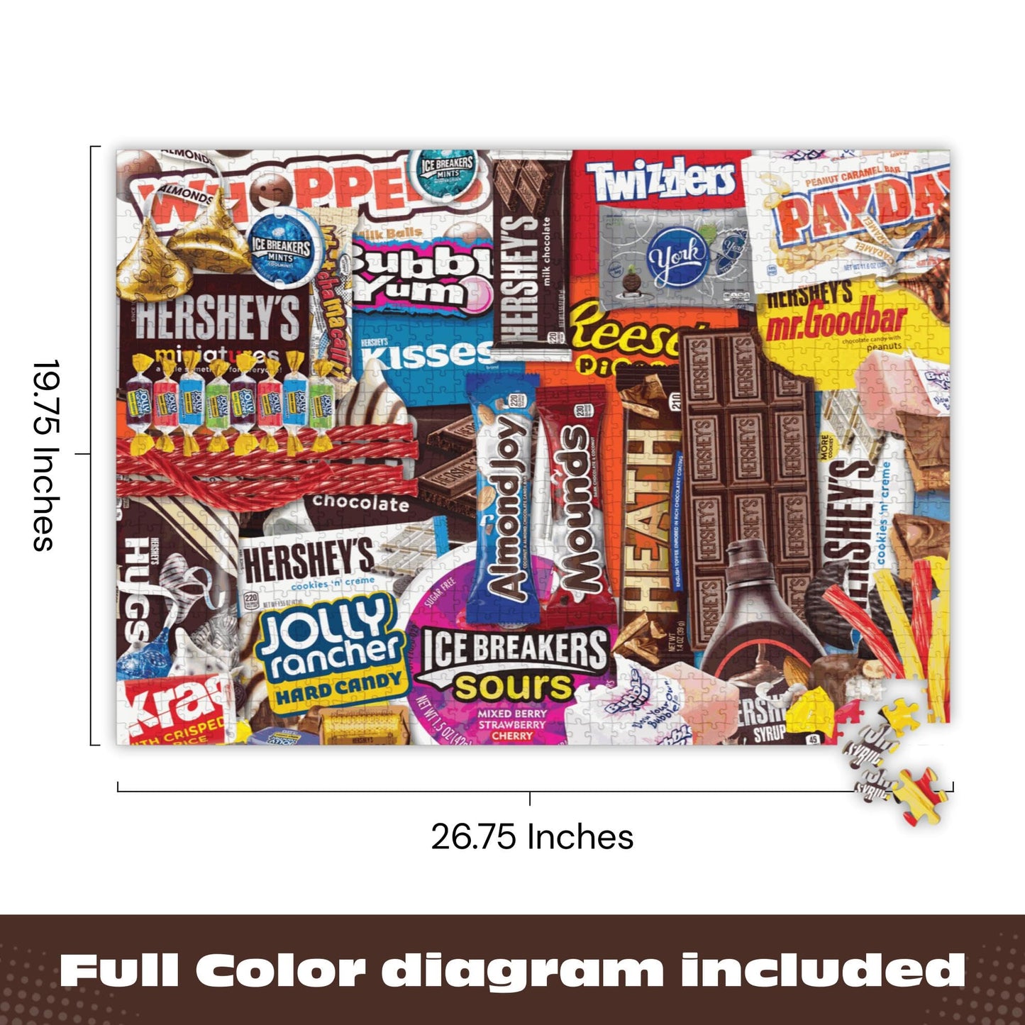Buffalo Games - Hershey's Sweet Collage - 1000 Piece Puzzle for Adults