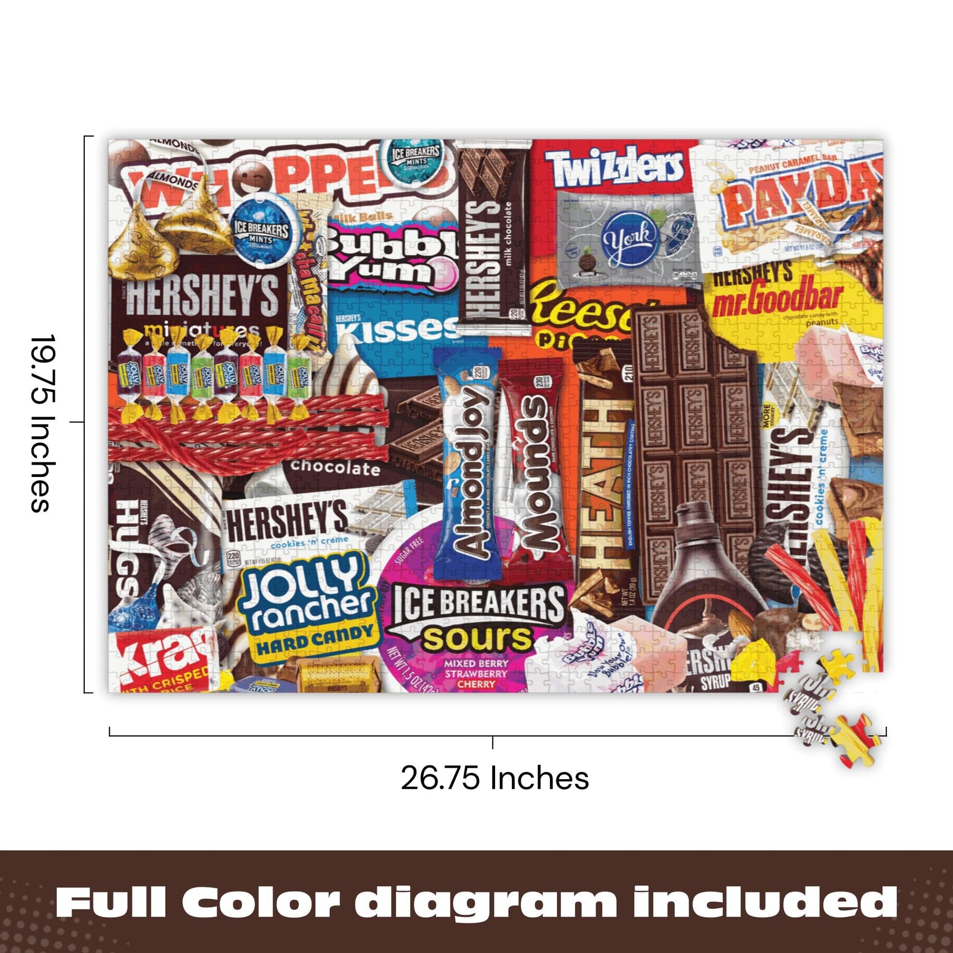 Buffalo Games - Hershey's Sweet Collage - 1000 Piece Puzzle for Adults