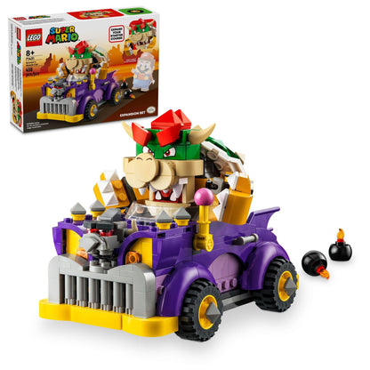 LEGO Super Mario Bowser's Muscle Car Expansion Set Building Toy - Collectible Bowser Toy for Boys & Girls, Ages 8+ Years - Gifts for Christmas - 71431