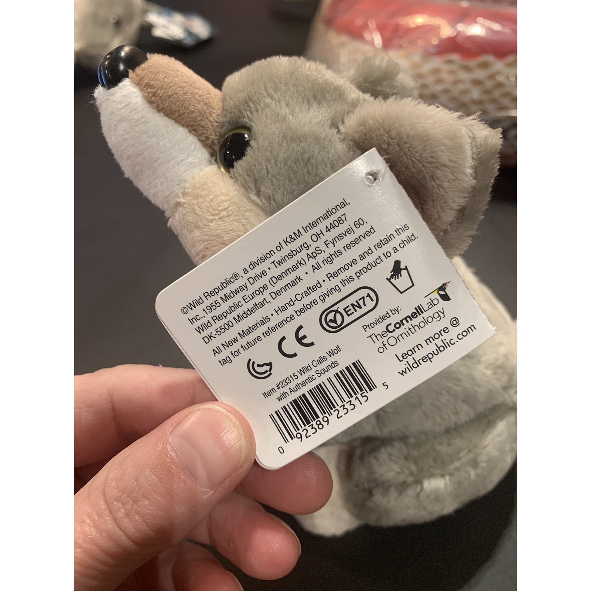 Wild Republic Wild Calls Wolf Stuffed Animal - 8"
