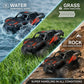 UFULMN Amphibious Remote Control Car Monster Truck - 4WD Waterproof 1:16 Large All Terrain Off Road Vehicle Batteries RC Drift Cars Beach Pool Toys