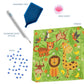DIAMOND DOTZ DOTZ in The Jungle Dotz Box Animal Diamond Painting Kits for Adults - Diamond Art Kits a Relaxing Creative Craft Kit with Dotz Gems