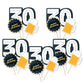 Big Dot of Happiness Cheers and Beers to 30 Years - 30th Birthday Party Centerpiece Sticks - Table Toppers - Set of 15