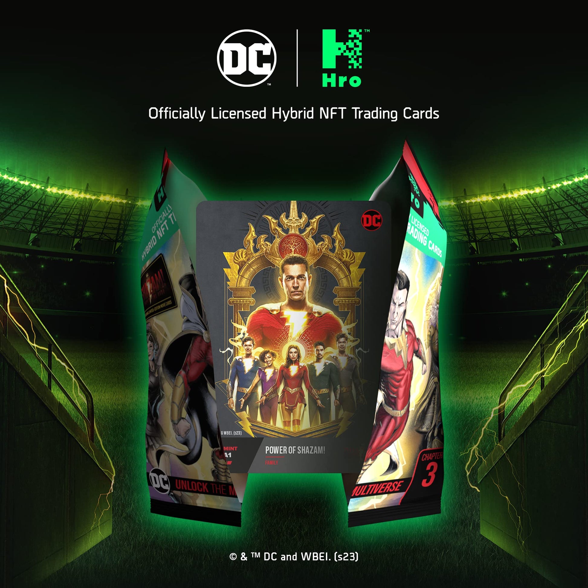 DC | HRO Chapter 3: 4-Pack Premium Booster Box, 29 Hybrid Digital Trading Cards