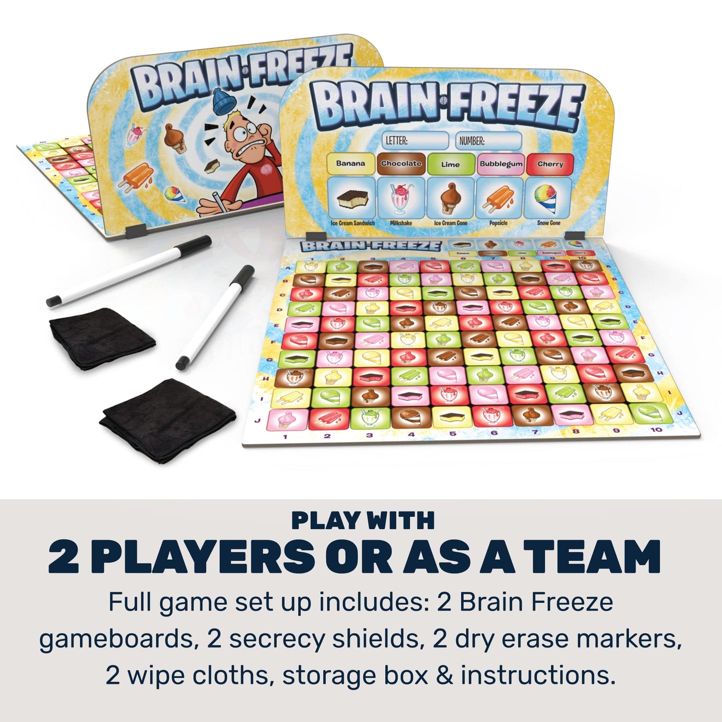 Brain Freeze™ Board Game - Fun Memory Game for Kids & Families, Educational Toys & Learning Game, Logic & Deduction Challenge, Ages 5+