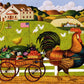 Buffalo Games - Charles Wysocki Rooster Express - 1000 Piece Jigsaw Puzzle