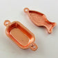 Dollhouse Miniature Copper Cast Plates