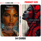 ZZBUY Confession of Soulmate Oracle Cards, African American Black Love Oracle Cards Deck with Meanings on Them, Soulmates and Twin Flames Oracle Cards