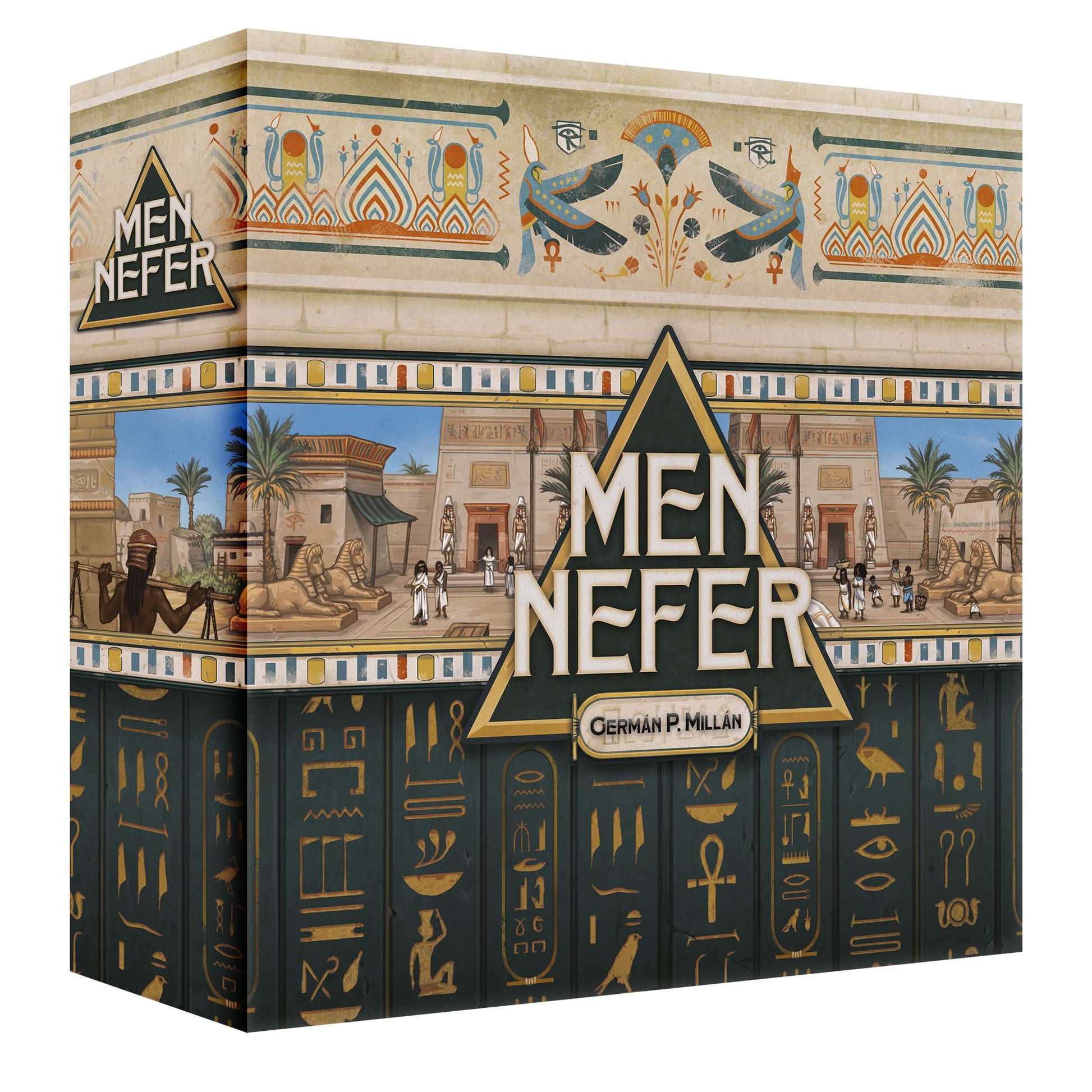 Men-Nefer Board Game - Journey Through Ancient Egypt! Worker Placement Strategy Game, Fun Family Game for Teens & Adults, Ages 14+, 1-4 Players