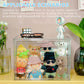 Treayes Clear Doll Storage Box Compatible with Labubu - Stackable Organizer for 15-17cm Dolls & Accessories, Transparent Display Case for