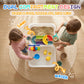 ZMLBTF Sand and Water Table for Toddlers, Wooden Activity Sensory Table