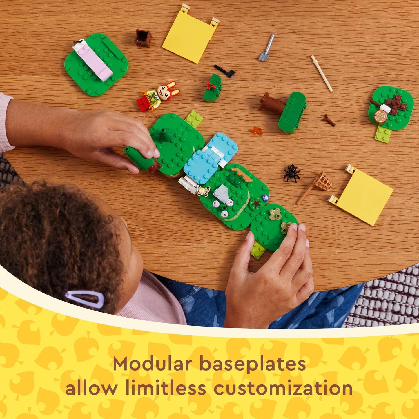 LEGO Animal Crossing Bunnie’s Outdoor Activities Buildable Creative Playset for Kids, Includes Video Game Toy Minifigures Tent and Rabbit, Animal