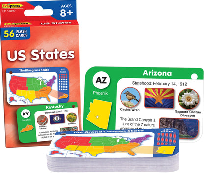 Teacher Created Resources US States Flash Cards (EP62099)